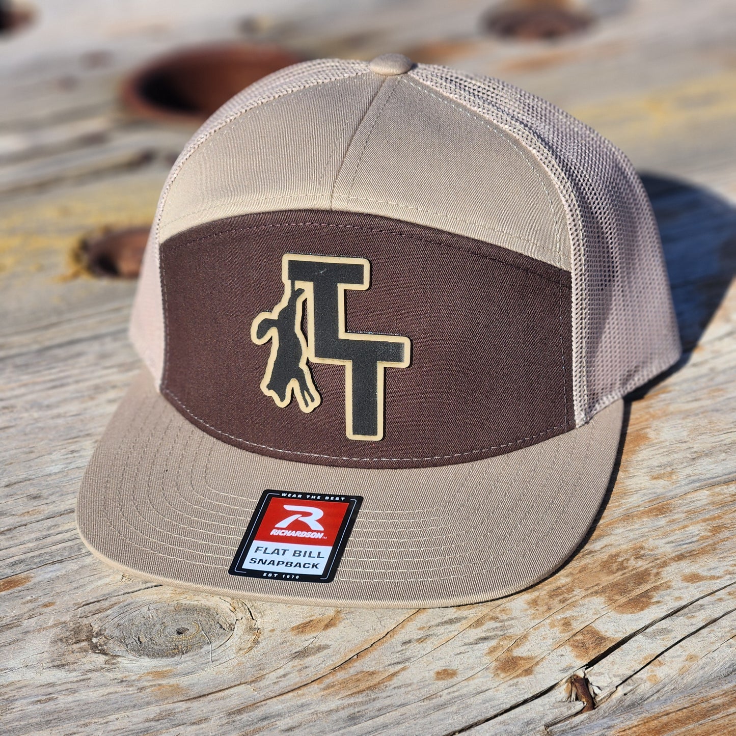 TT Flat Bill - Richardson 168 - Brown n Creme