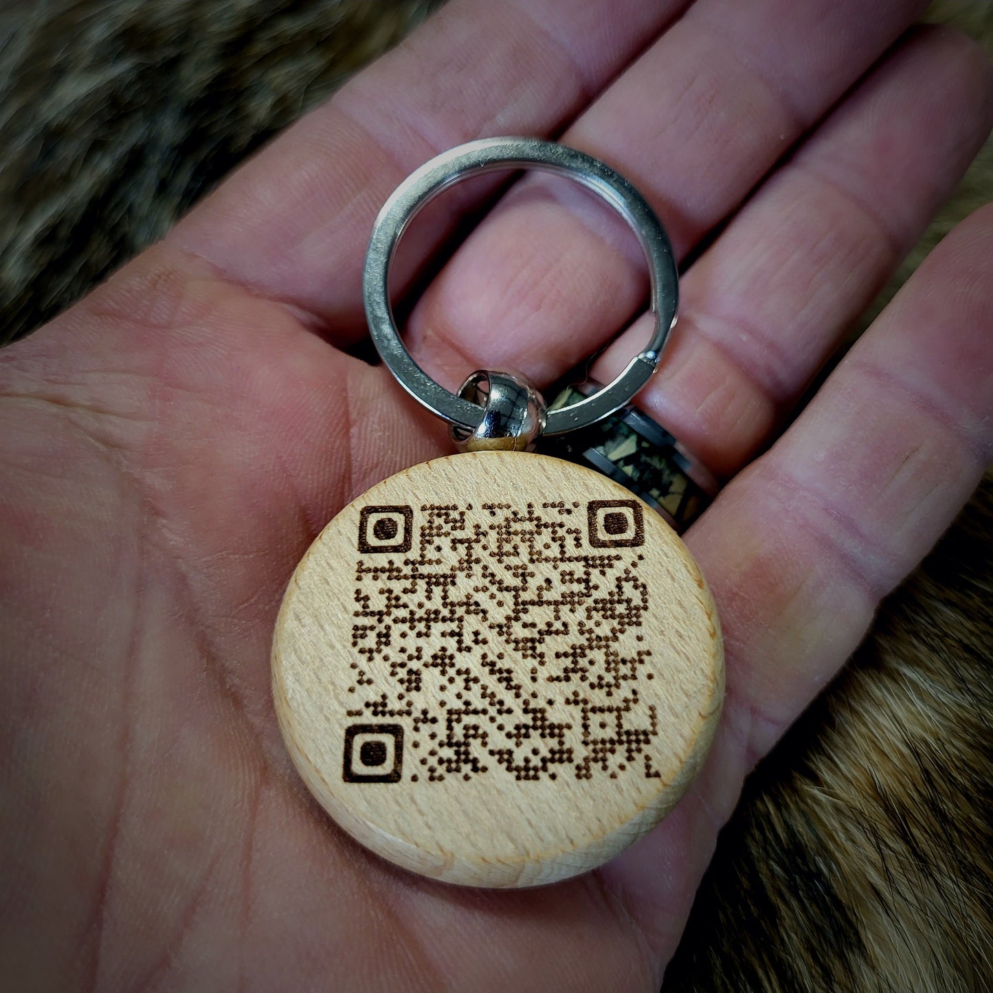 TT Wood Keychain