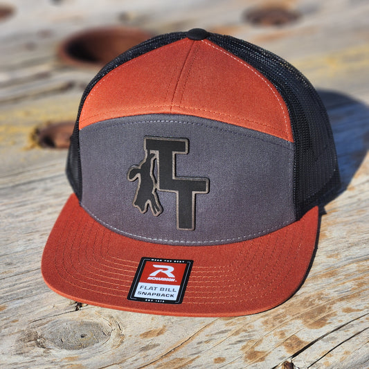 TT Flat Bill - Richardson 168 - Burnt Orange n Black