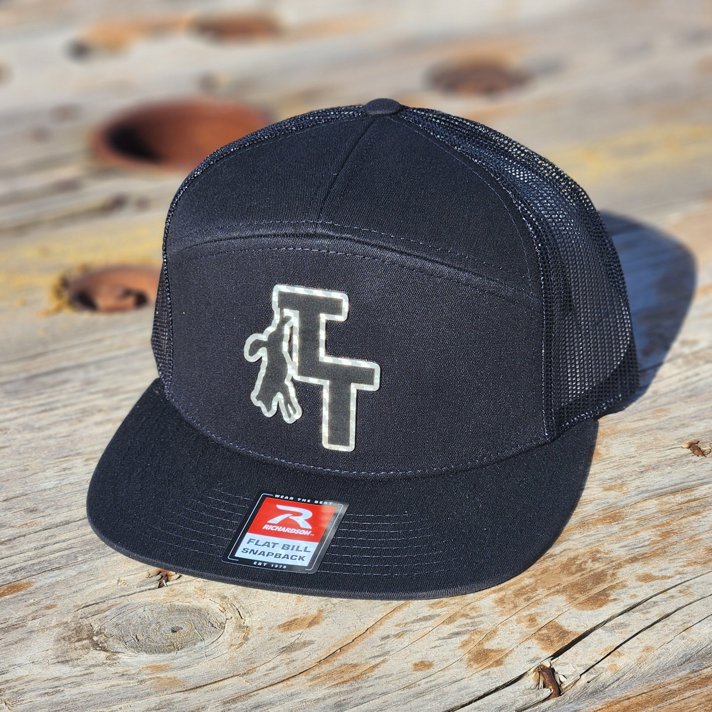 TT Flat Bill - Richardson 168 - Black n Black