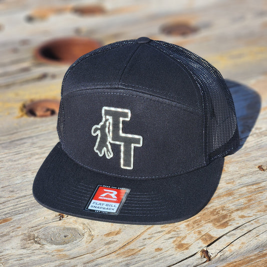 TT Flat Bill - Richardson 168 - Black n Black