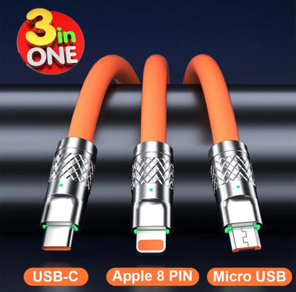 TT 3 in 1 Fast Charging Cable