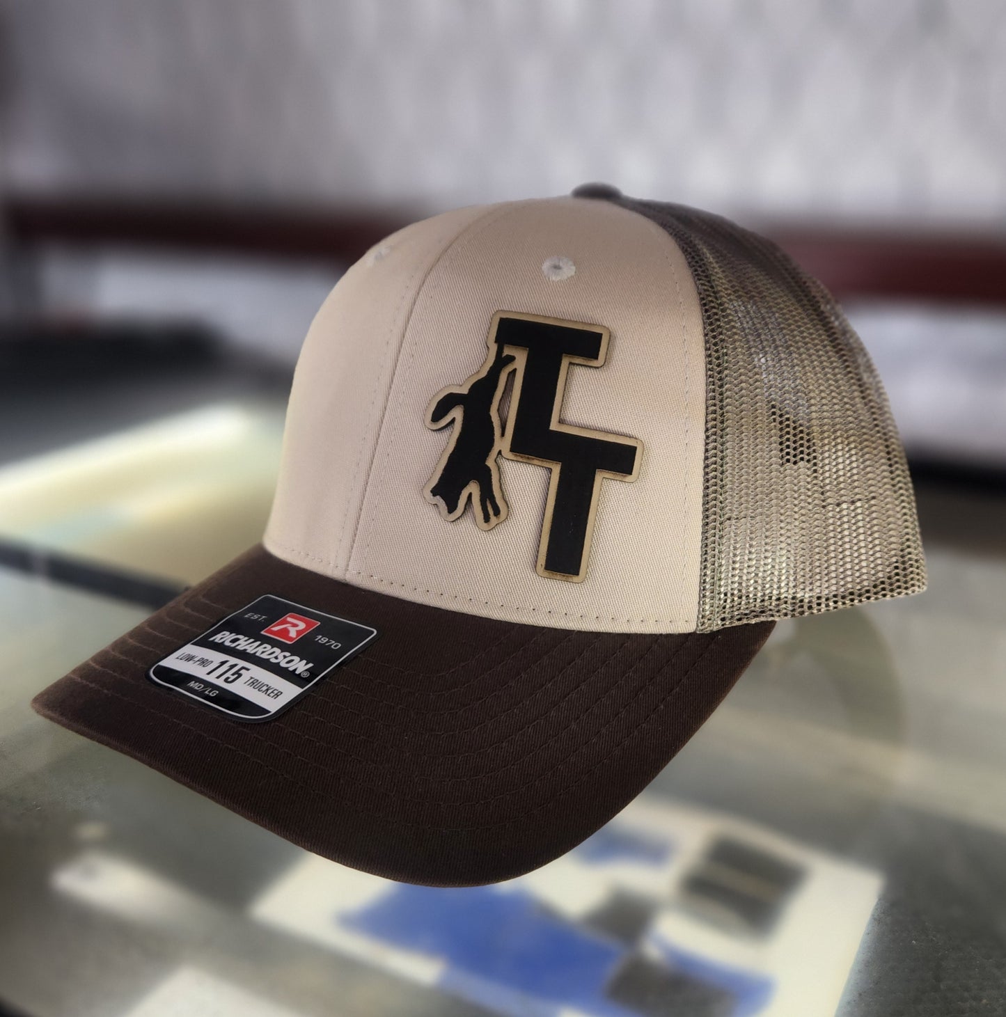 TT Hat - Richardson 115 - Chocolate - Sage - Creme