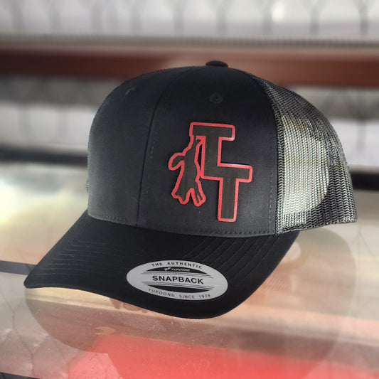 TT Hat - Yupoong Classic - Black n Red