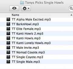 Tony's Top Picks - Vocals - Single Howls